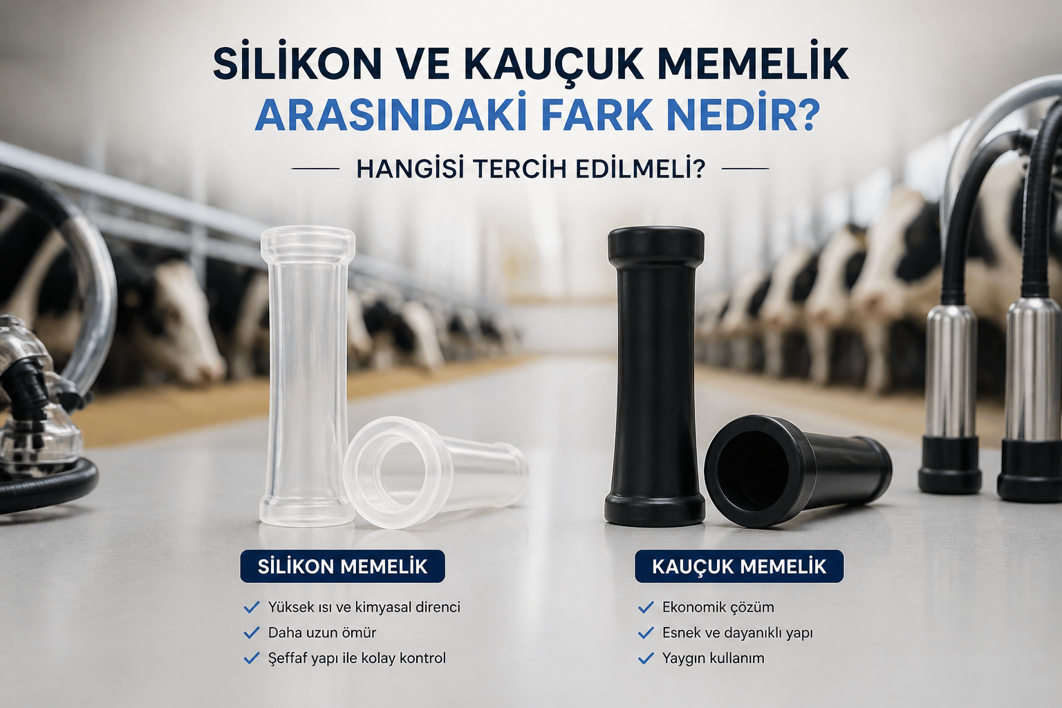 Silikon ve Kauçuk Memelik Arasındaki Fark Nedir? Hangisi Tercih Edilmeli?