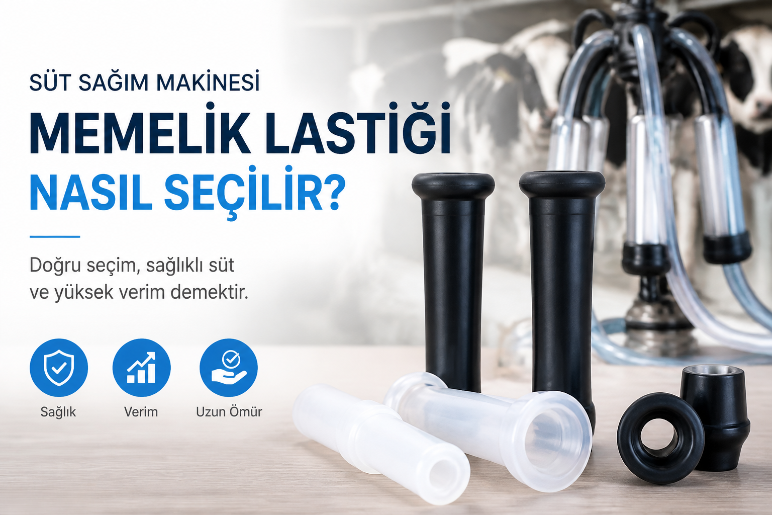 Süt Sağım Makinesi Memelik Lastiği Nasıl Seçilir?