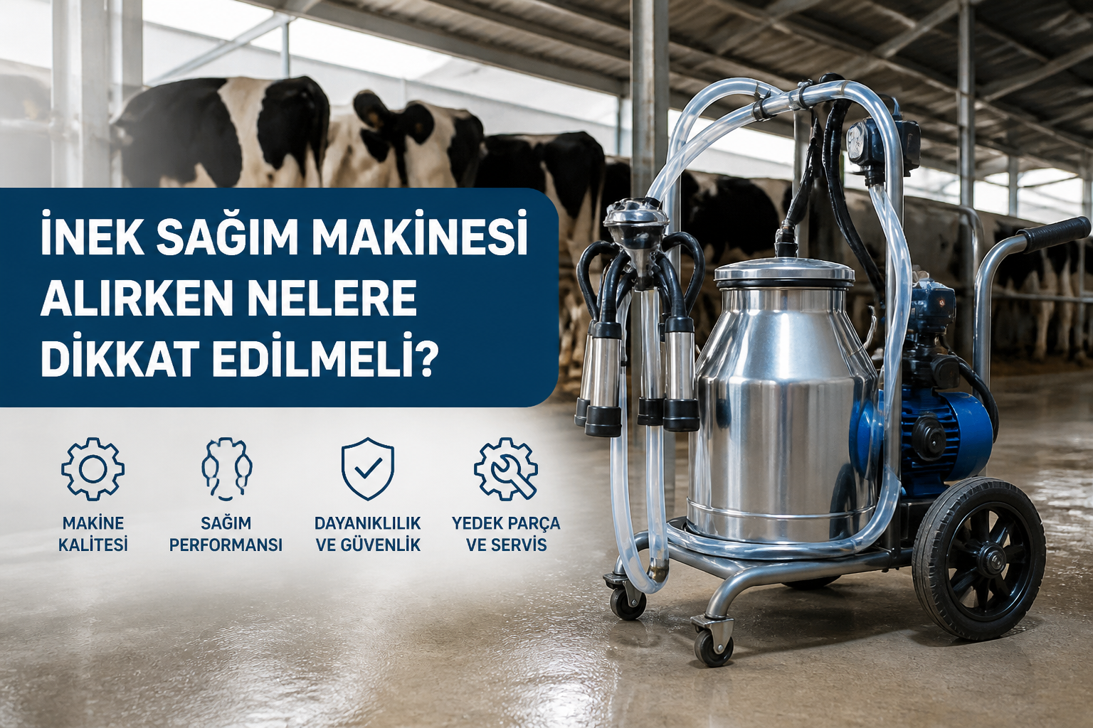 İnek Sağım Makinesi Alırken Nelere Dikkat Edilmeli?