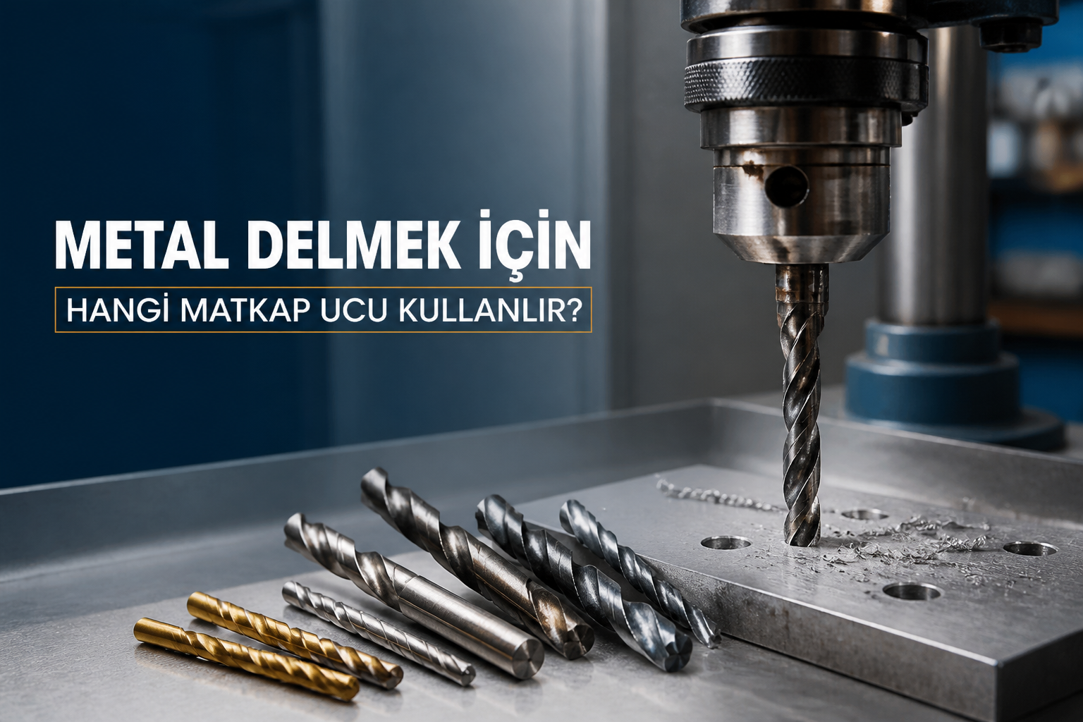 Metal Delmek İçin Hangi Matkap Ucu Kullanılır?