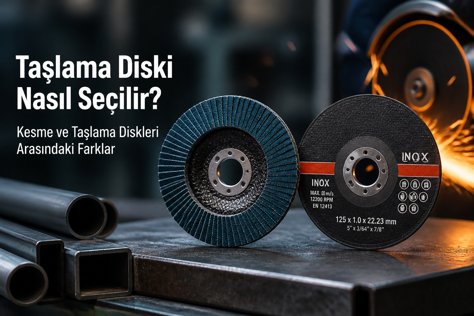 Taşlama Diski Nasıl Seçilir? Kesme ve Taşlama Diskleri Arasındaki Farklar