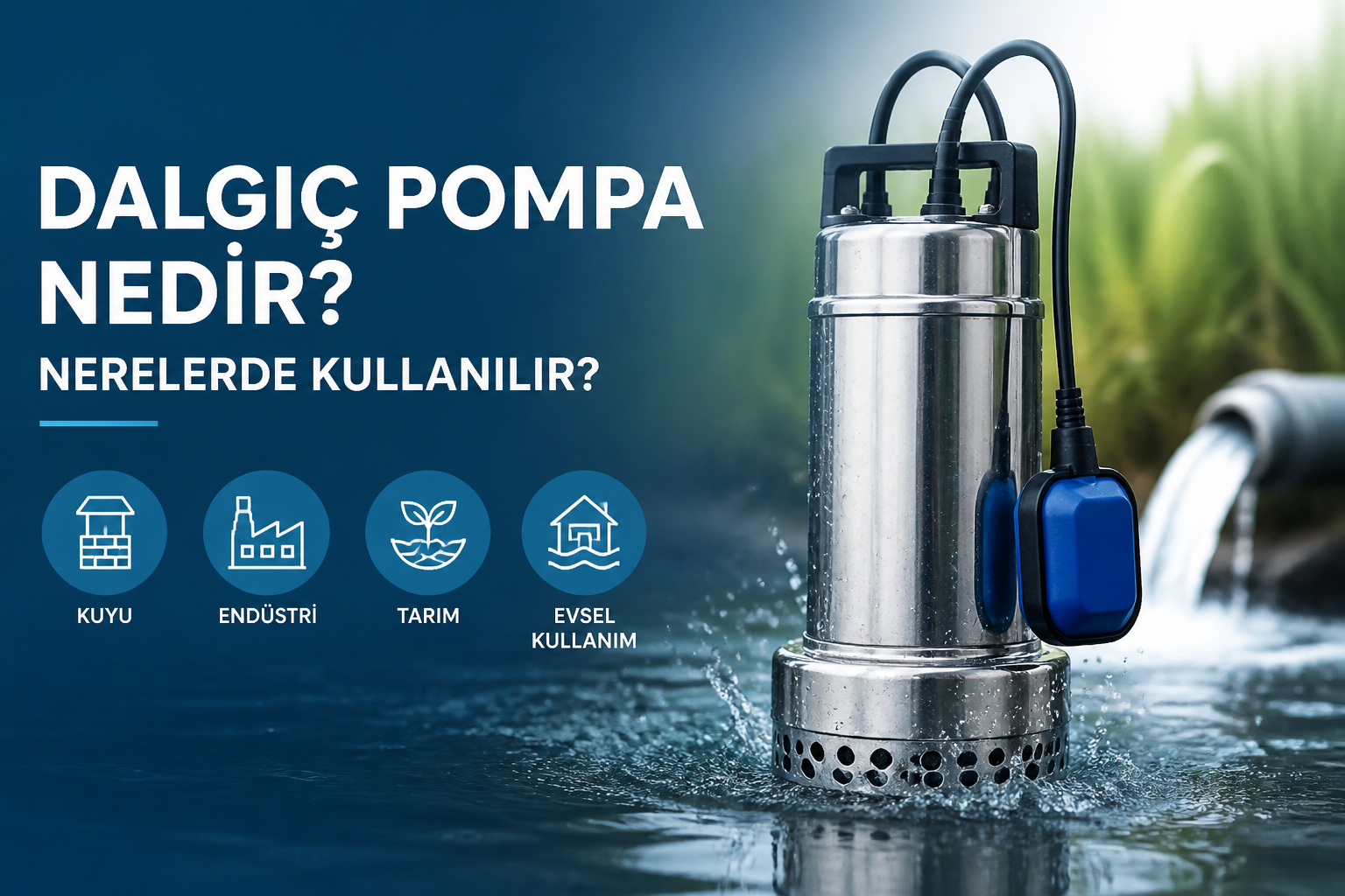  Dalgıç Pompa Nedir? Nerelerde Kullanılır?