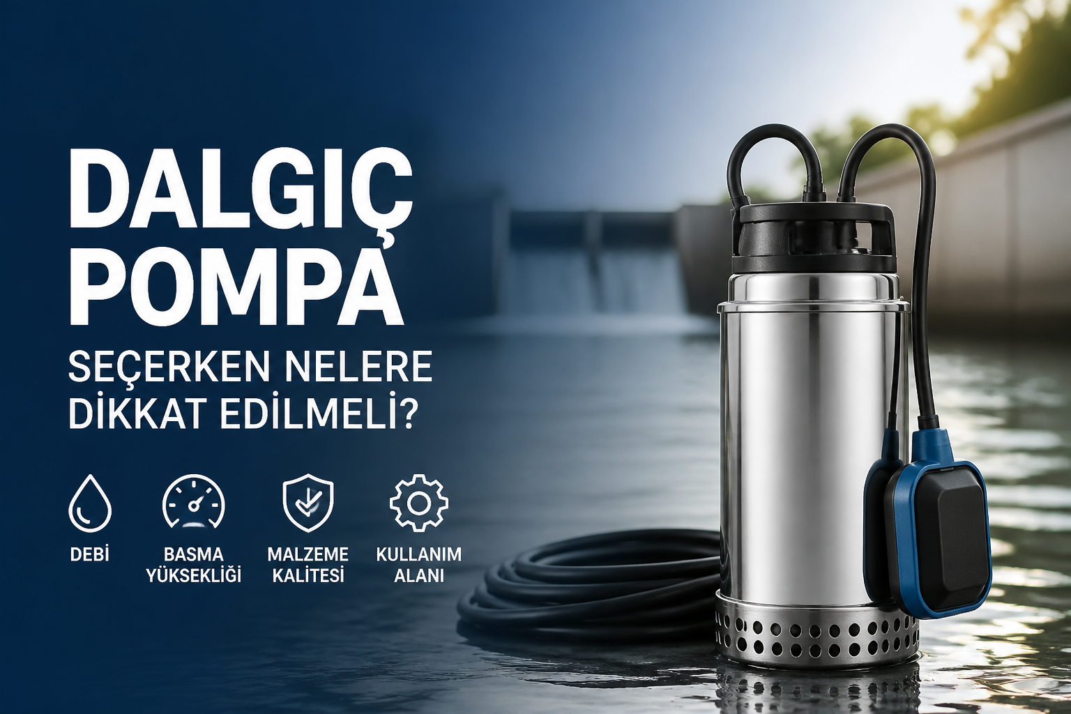 Dalgıç Pompa Seçerken Nelere Dikkat Edilmeli?