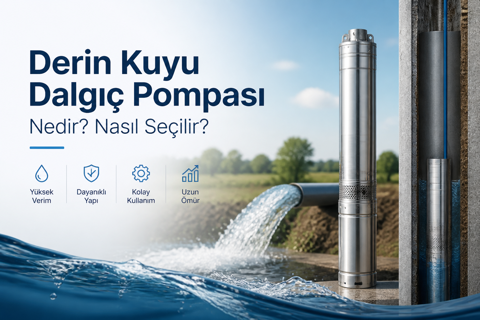 Derin Kuyu Dalgıç Pompası Nedir? Nasıl Seçilir?