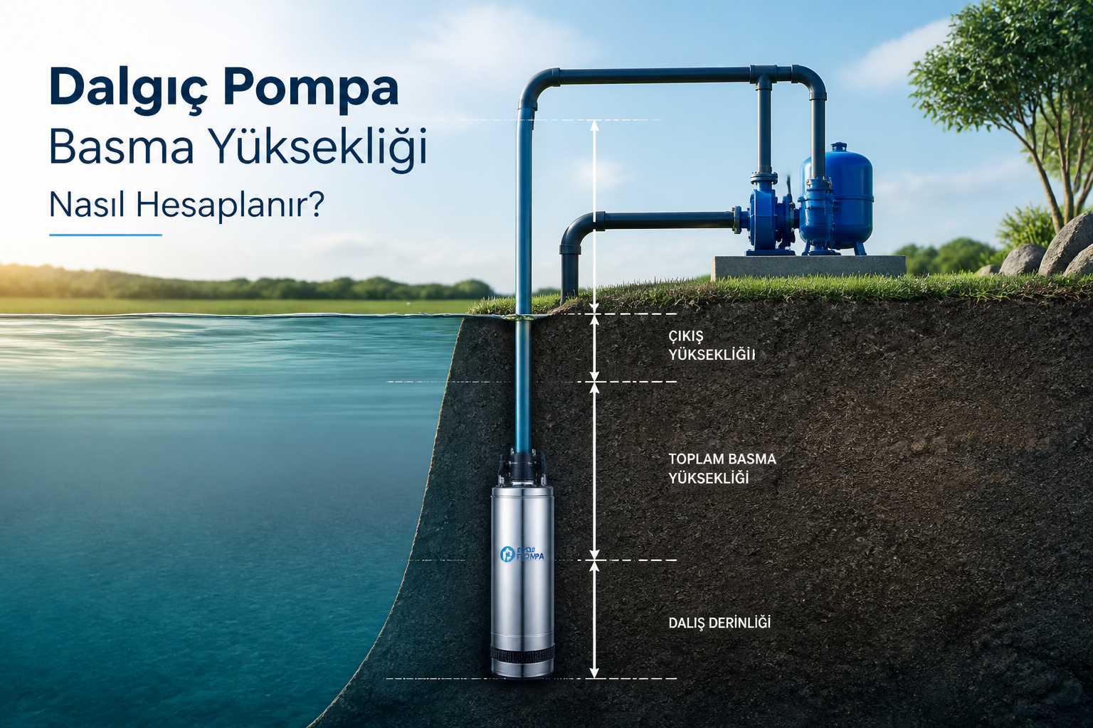 Dalgıç Pompa Basma Yüksekliği Nasıl Hesaplanır?