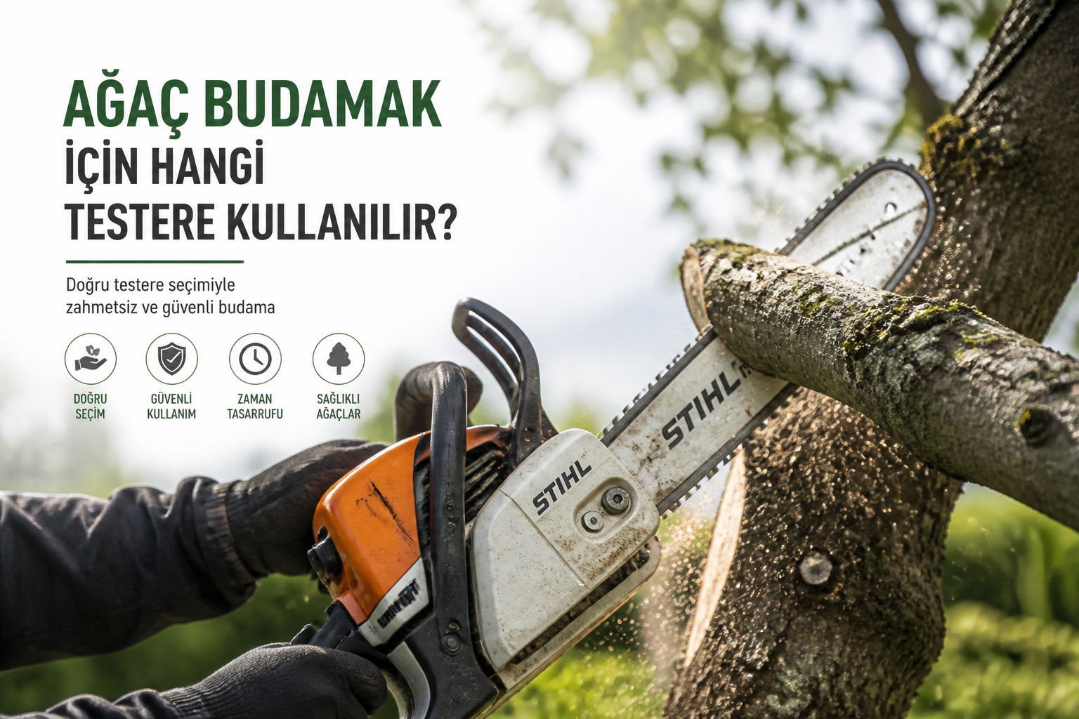 Ağaç Budamak İçin Hangi Testere Kullanılır?