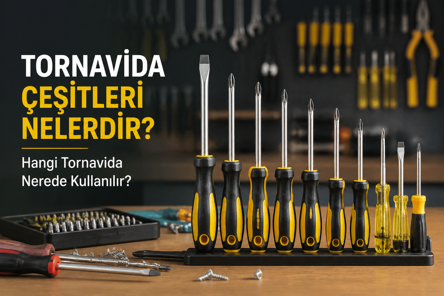 Tornavida Çeşitleri Nelerdir? Hangi Tornavida Nerede Kullanılır?