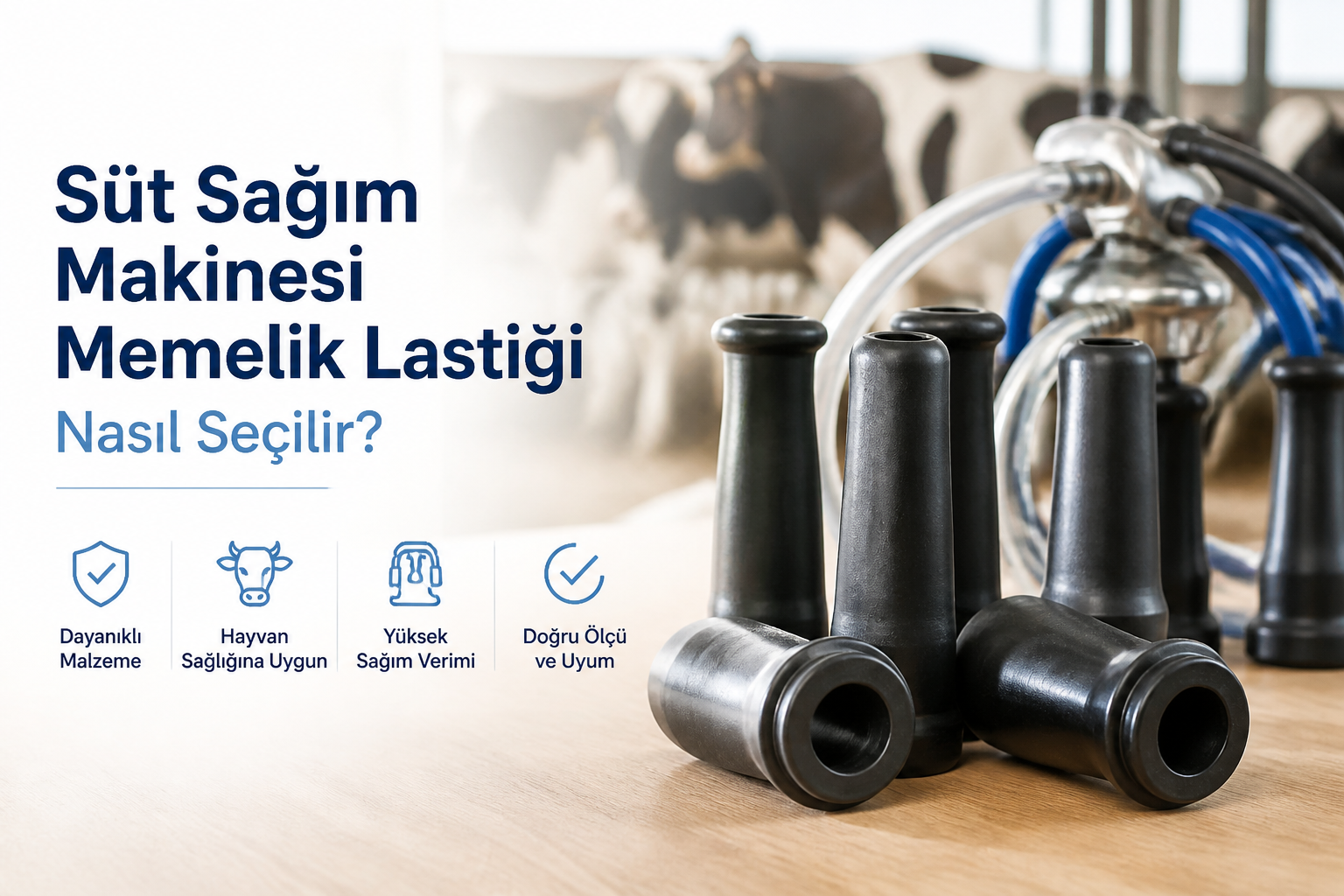 Süt Sağım Makinesi Memelik Lastiği Nasıl Seçilir?