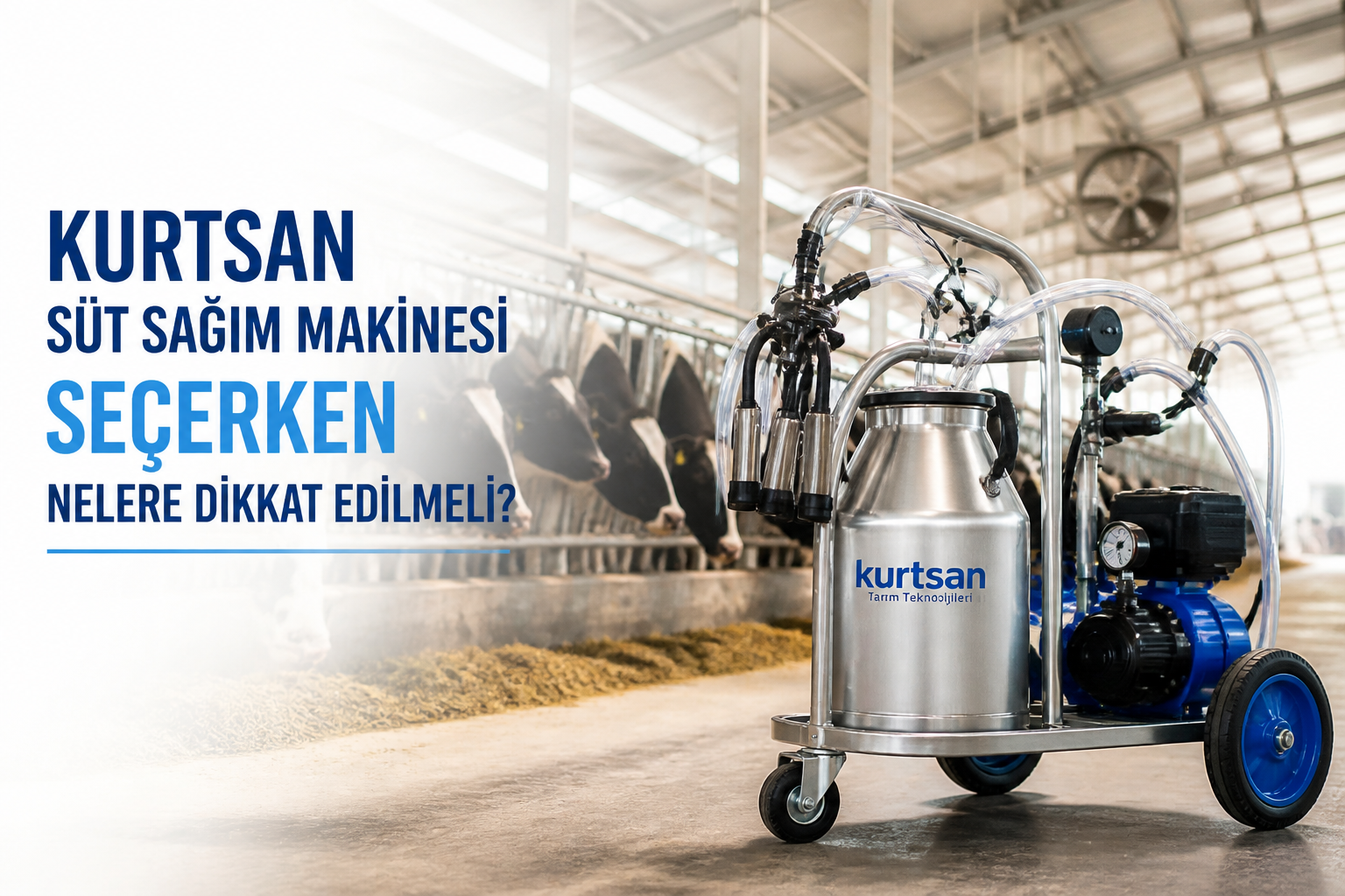 Kurtsan Süt Sağım Makinesi Seçerken Nelere Dikkat Edilmeli?