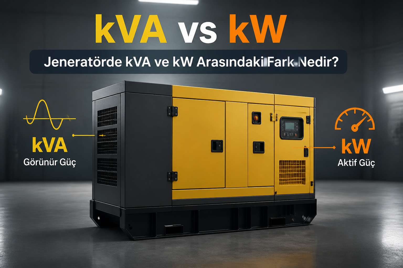 Jeneratörde kVA ve kW Arasındaki Fark Nedir?