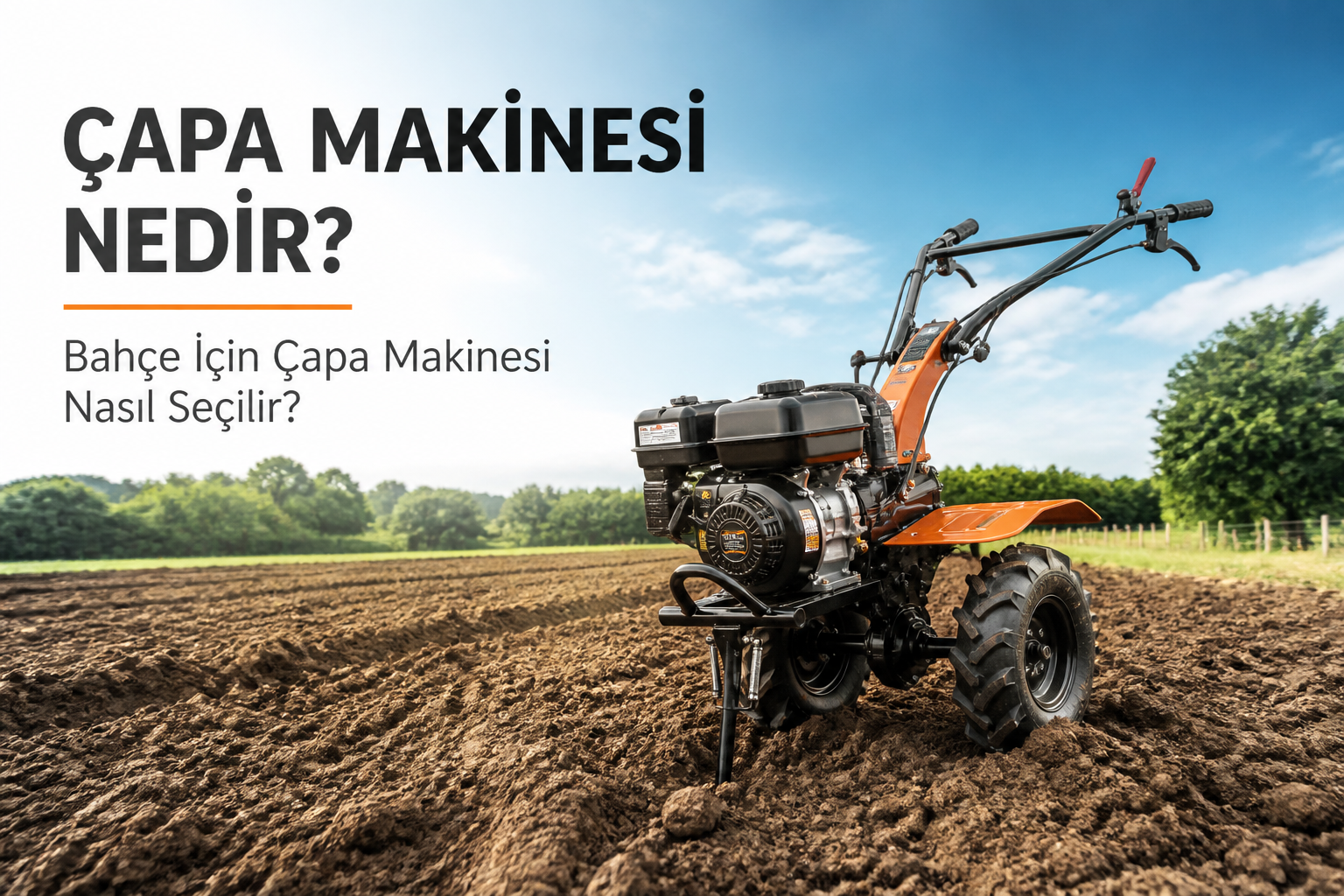 Çapa Makinesi Nedir? Bahçe İçin Çapa Makinesi Nasıl Seçilir?