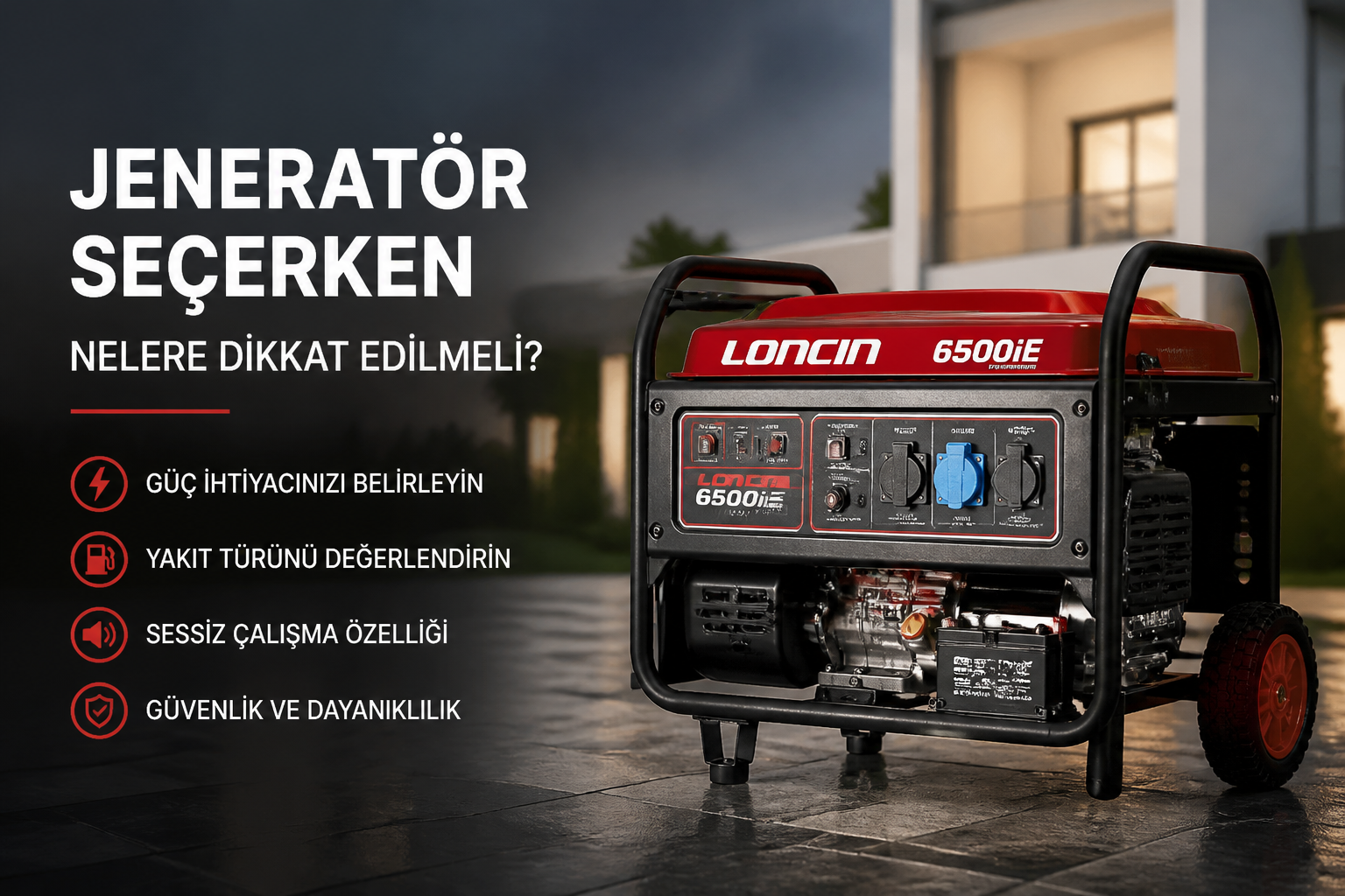 Jeneratör Seçerken Nelere Dikkat Edilmeli?