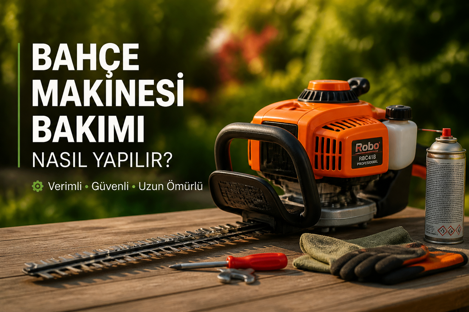 Bahçe Makinesi Bakımı Nasıl Yapılır?