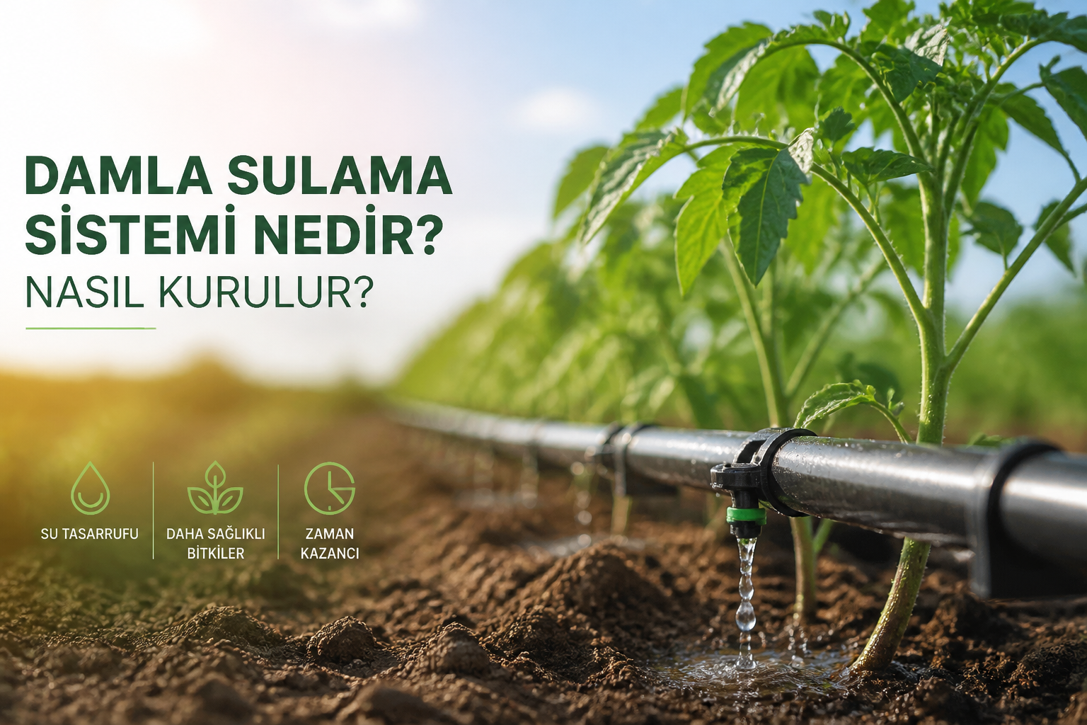 Damla Sulama Sistemi Nedir? Nasıl Kurulur?